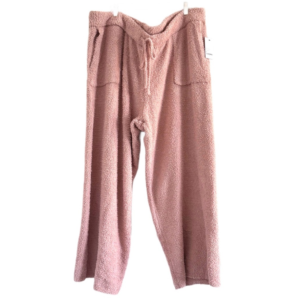 🌼 Sonoma Plush Pink Lounge Pants 2X